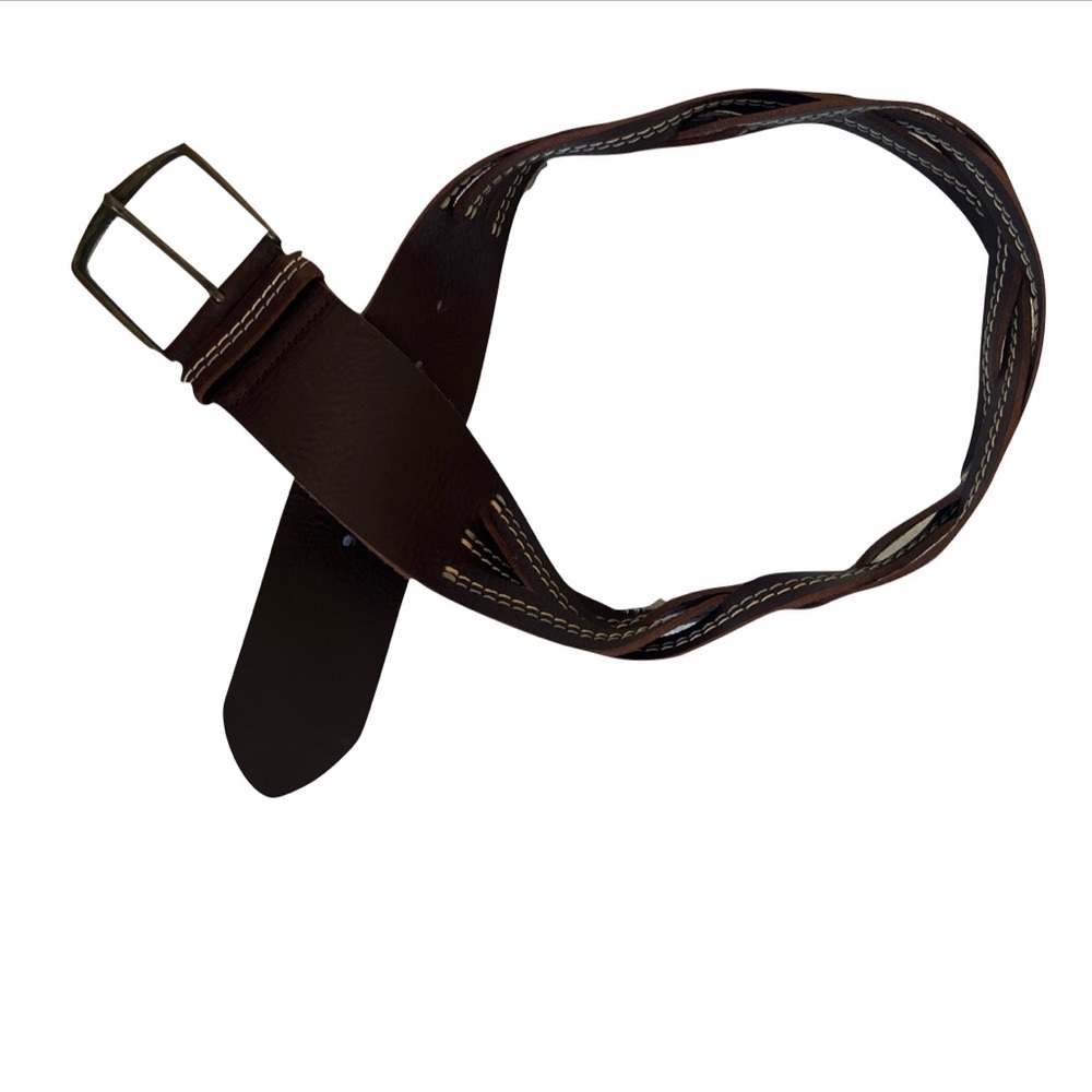 Weekend by MaxMara brown suede waist belt